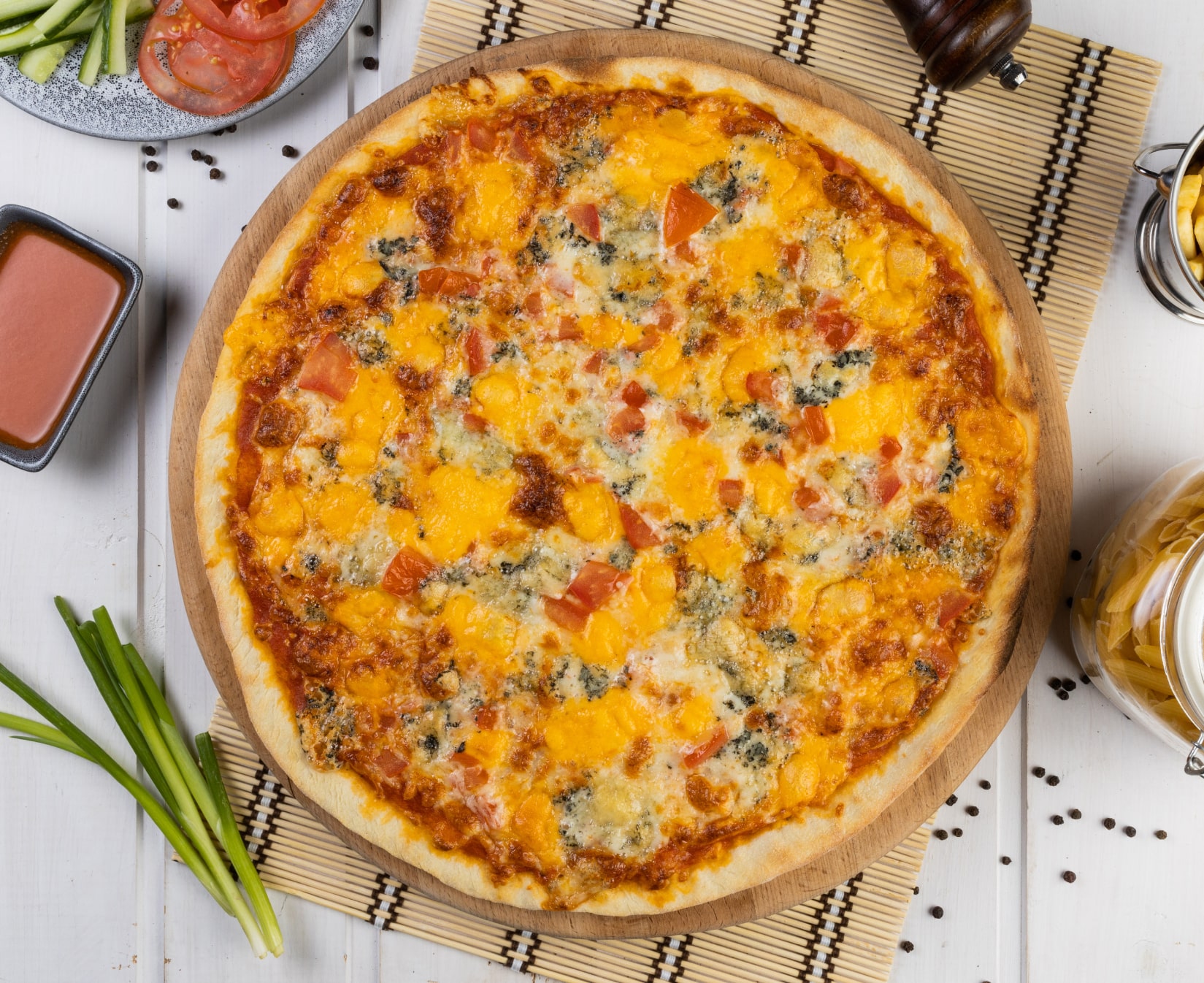 пицца четыре сыра с плесенью фото 64
